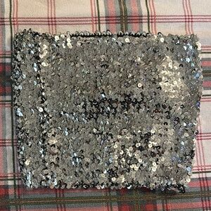 Silver Sequin tube top